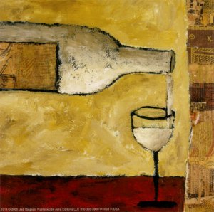 wine and art